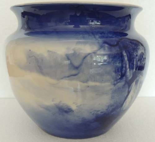 RARE "BLUE CHILDREN" JARDINIERE - BY ROYAL DOULTON