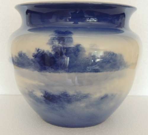 RARE "BLUE CHILDREN" JARDINIERE - BY ROYAL DOULTON