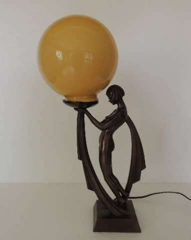 ART DECO STYLE LAMP - PERFECT WORKING CONDITION