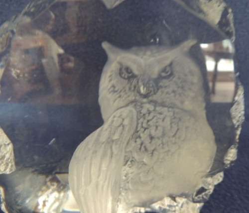 MATS JONASSON OWL PAPERWEIGHT - SIGNED reserved for Tori 16