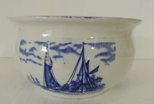 CHAMBER POT -  EMPIRE WARE EAST ANGLIA PATTERN