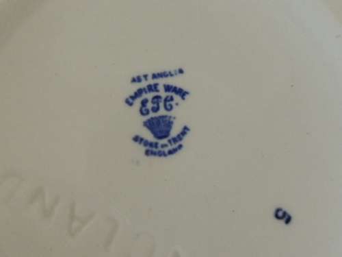 CHAMBER POT -  EMPIRE WARE EAST ANGLIA PATTERN