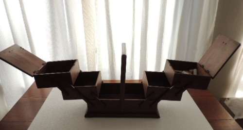 TEAK ORGANISER, last listing