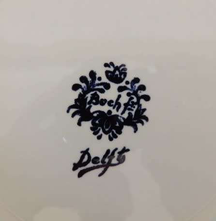 BOCH DELFT COLLECTABLE PLATE 1 - ROWING