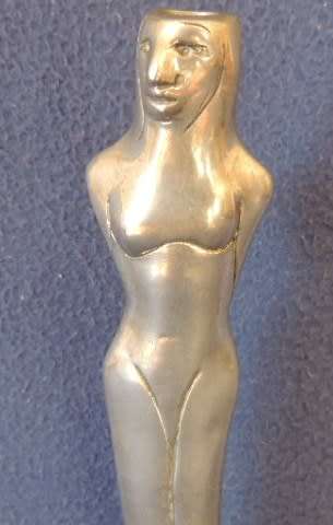 CARROL BOYES WOMAN CANDLE HOLDER