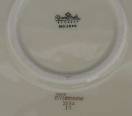 ROSENTHAL MOLIERE SERVING DISH - "MOONROSE 2984"