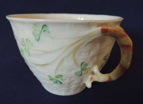Belleek Breakfast Cup and Saucer