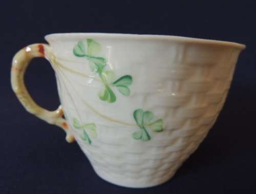 Belleek Breakfast Cup and Saucer