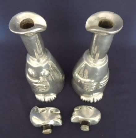 RESERVED FOR BRENDA Man and Woman Oil and Vinegar Set - unsigned