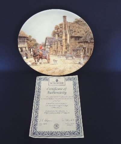 Wedgwood Limited Edition Plate - `STANTON` boxed with COA