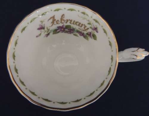 Royal Albert Flower Of The Month Duo - `FEBRUARY` VIOLETS