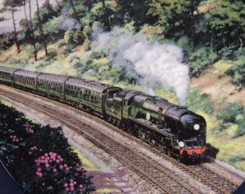 Royal Doulton Plate - `Through The Cutting` (Price reduced)