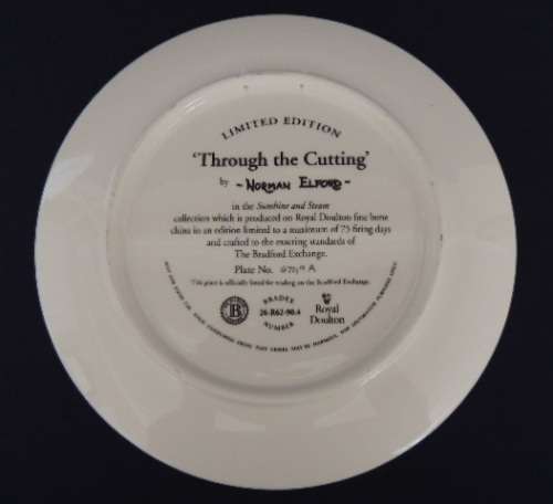 Royal Doulton Plate - `Through The Cutting` (Price reduced)