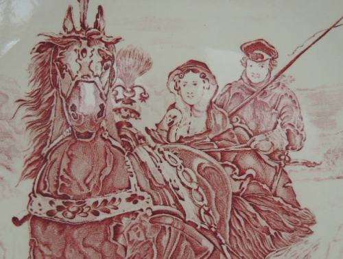 Delft Charger Horse And Carriage - PLATE 2