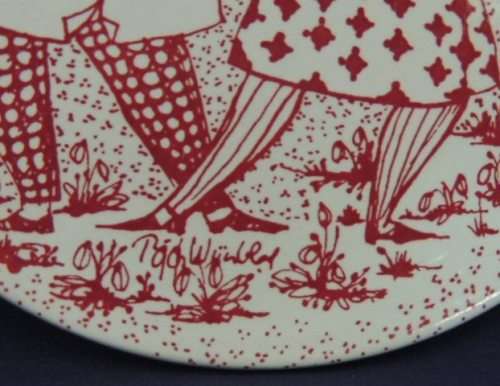 BJORN WIINBLAD Danish Month Of The Year Plaque - APRIL