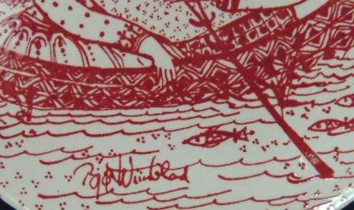 BJORN WIINBLAD Danish Month Of The Year Plaque - JULY