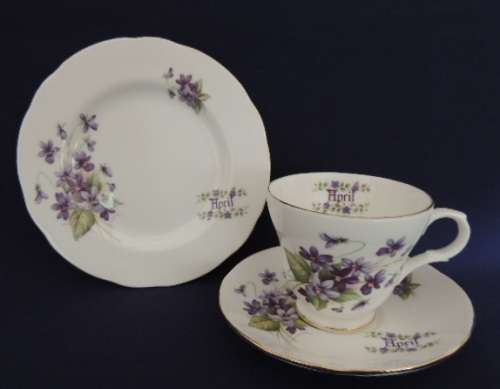 Crown Trent Flower Of The Month Trio - APRIL