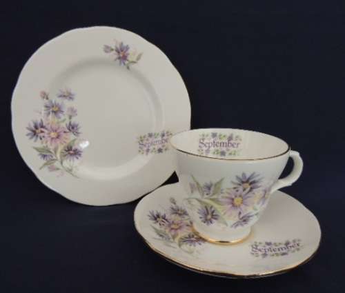 Crown Trent Flower Of The Month Trio - SEPTEMBER