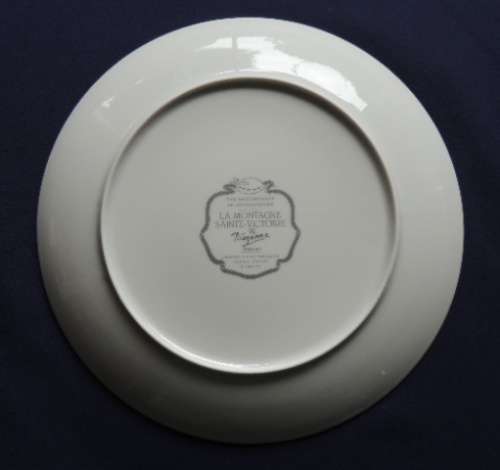 Limoges Masterpieces Of Impressionism - `LA MONTAGNE SAINTE-VICTOIRE`  by Cezanne