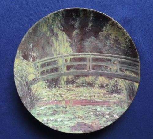 Limoges Masterpieces Of Impressionism - `LA BASSIN AUX NYMPHEAS`  by Claude Monet