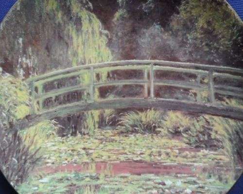 Limoges Masterpieces Of Impressionism - `LA BASSIN AUX NYMPHEAS`  by Claude Monet