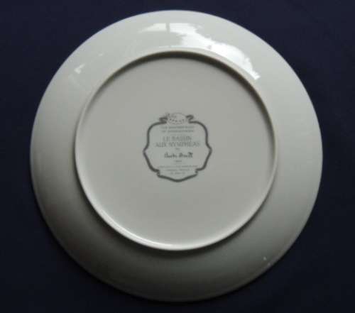 Limoges Masterpieces Of Impressionism - `LA BASSIN AUX NYMPHEAS`  by Claude Monet