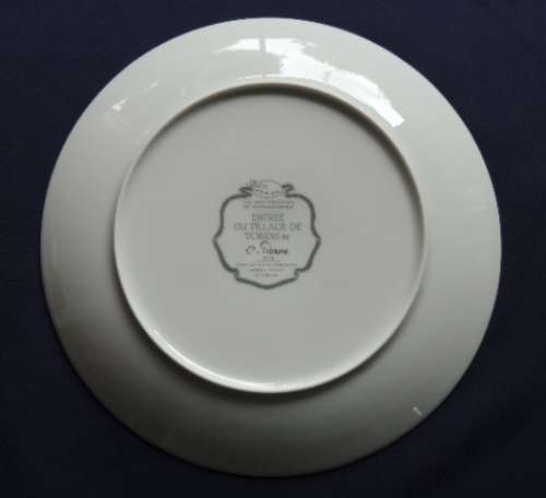 Limoges Masterpieces Of Impressionism - "ENTREE DU VILLAGE DU VOISINS"  by Pissarro