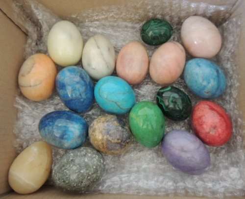 Magnificent Collection Of Gemstone Eggs