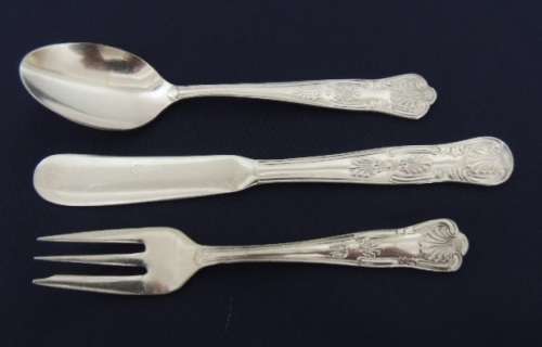 Silver Plated Christening Set - Boxed