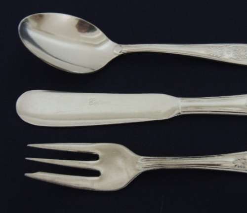 Silver Plated Christening Set - Boxed