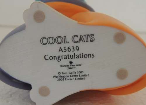 Cool Cats By Border Fine Arts - `Congratulations`