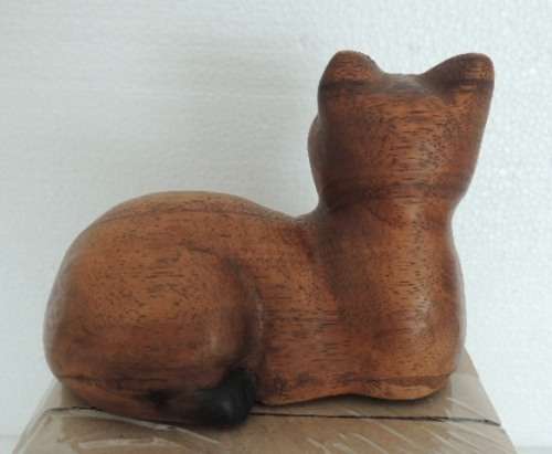Wooden Cat - Shelf Sitter