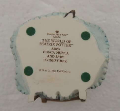 Beatrix Potter Trinket Box by BFA - Hunca Munca and Baby