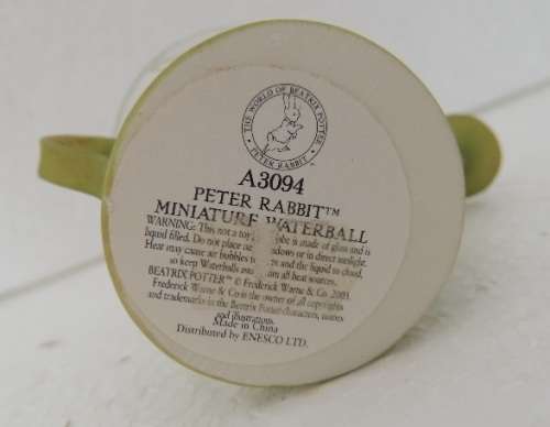 Beatrix Potter Border Mini Waterball by BFA - Peter Rabbit