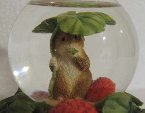 Beatrix Potter Mini Waterball by BFA - Timmy Willie and Strawberry