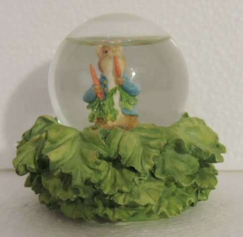 Beatrix Potter Mini Waterball by BFA - Peter Rabbit Eating Radish