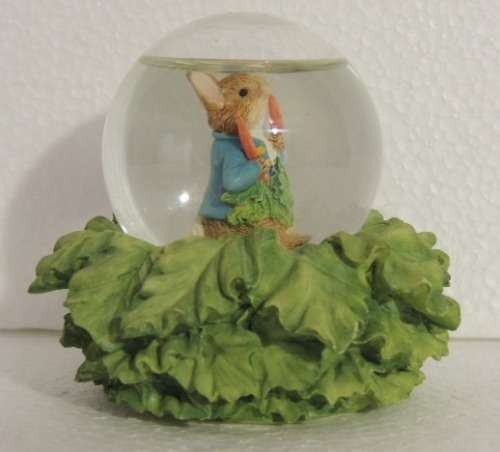 Beatrix Potter Mini Waterball by BFA - Peter Rabbit Eating Radish