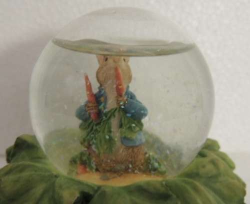 Beatrix Potter Mini Waterball by BFA - Peter Rabbit Eating Radish
