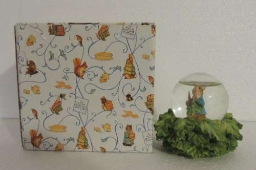 Beatrix Potter Mini Waterball by BFA - Peter Rabbit Eating Radish