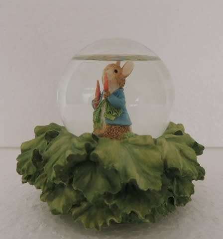 Beatrix Potter Mini Waterball by BFA - Peter Rabbit Eating Radish