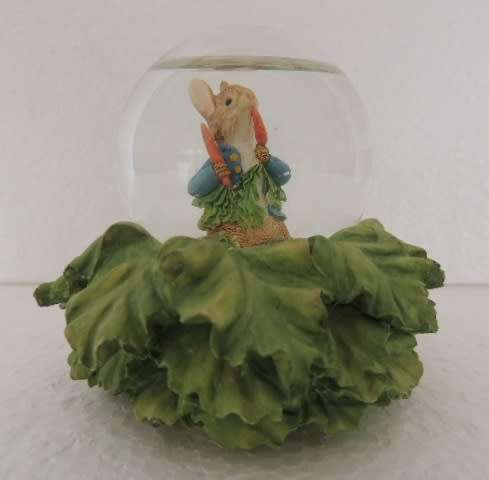 Beatrix Potter Mini Waterball by BFA - Peter Rabbit Eating Radish