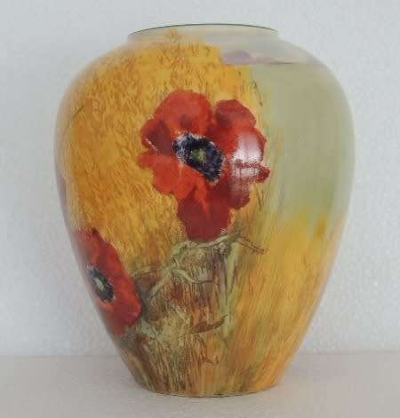 Royal Doulton `Poppies in a Cornfield` Vase