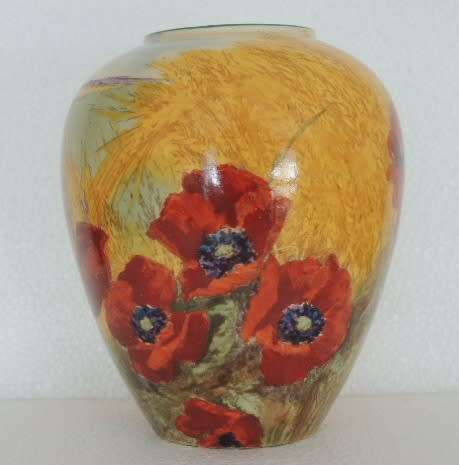 Royal Doulton `Poppies in a Cornfield` Vase