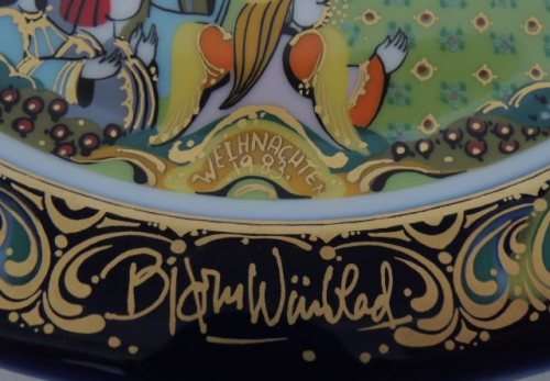 RESERVED FOR DAVID Rosenthal Plate Christmas 1983 - Silent Night