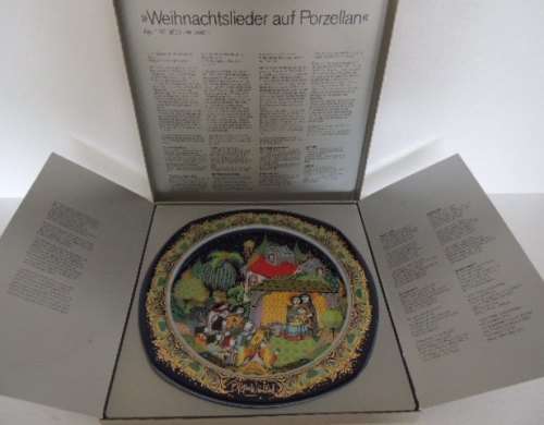 RESERVED FOR DAVID Rosenthal Plate Christmas 1983 - Silent Night