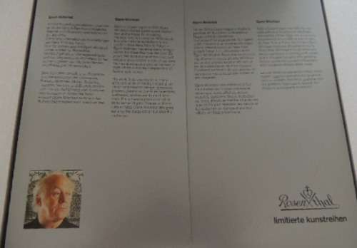 RESERVED FOR DAVID Rosenthal Plate Christmas 1983 - Silent Night