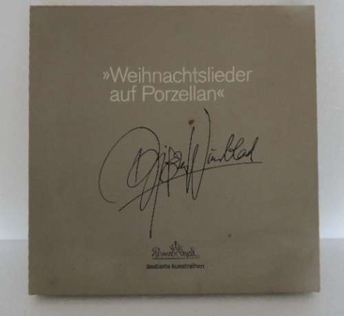 RESERVED FOR DAVID Rosenthal Plate Christmas 1983 - Silent Night