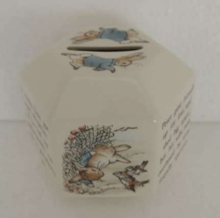 Beatrix Potter Peter Rabbit Money Box by Wedgwood