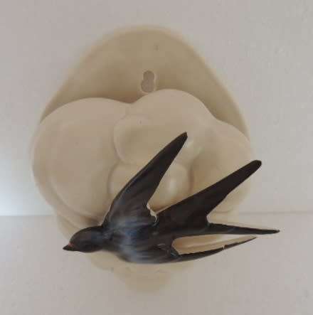 Clarice Cliff Swallow Pocket Vase - GORGEOUS