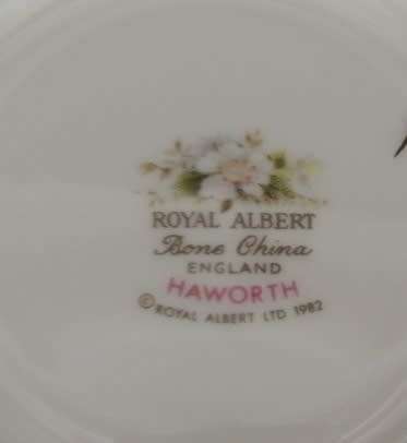 Royal Albert Trio - Haworth (only one left)